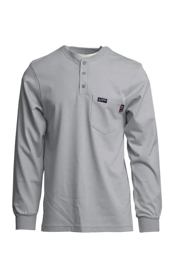 LAPCO - 7oz FR Henley Tees, Navy