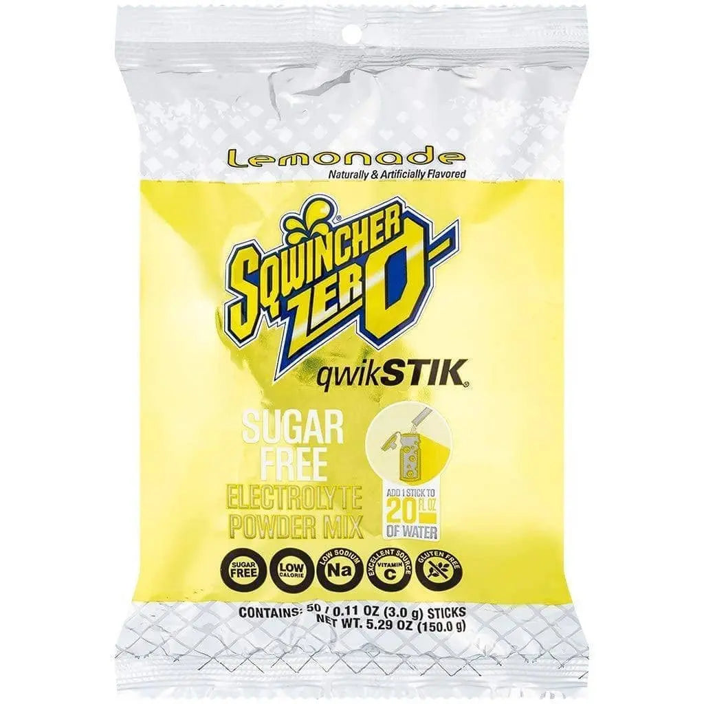 SQWINCHER - 50/bag Lemonade Sqwincher Qwik Stick